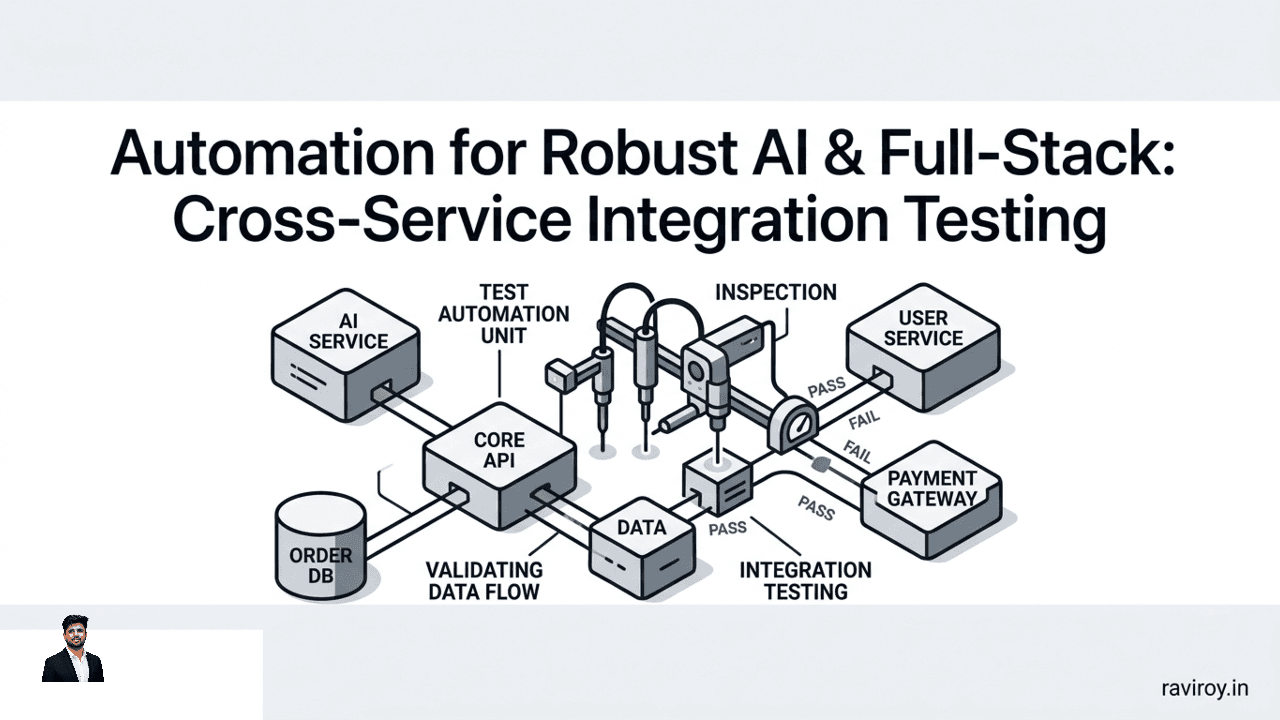 Automation for Robust AI & Full-Stack: Cross-Service Integration Testing