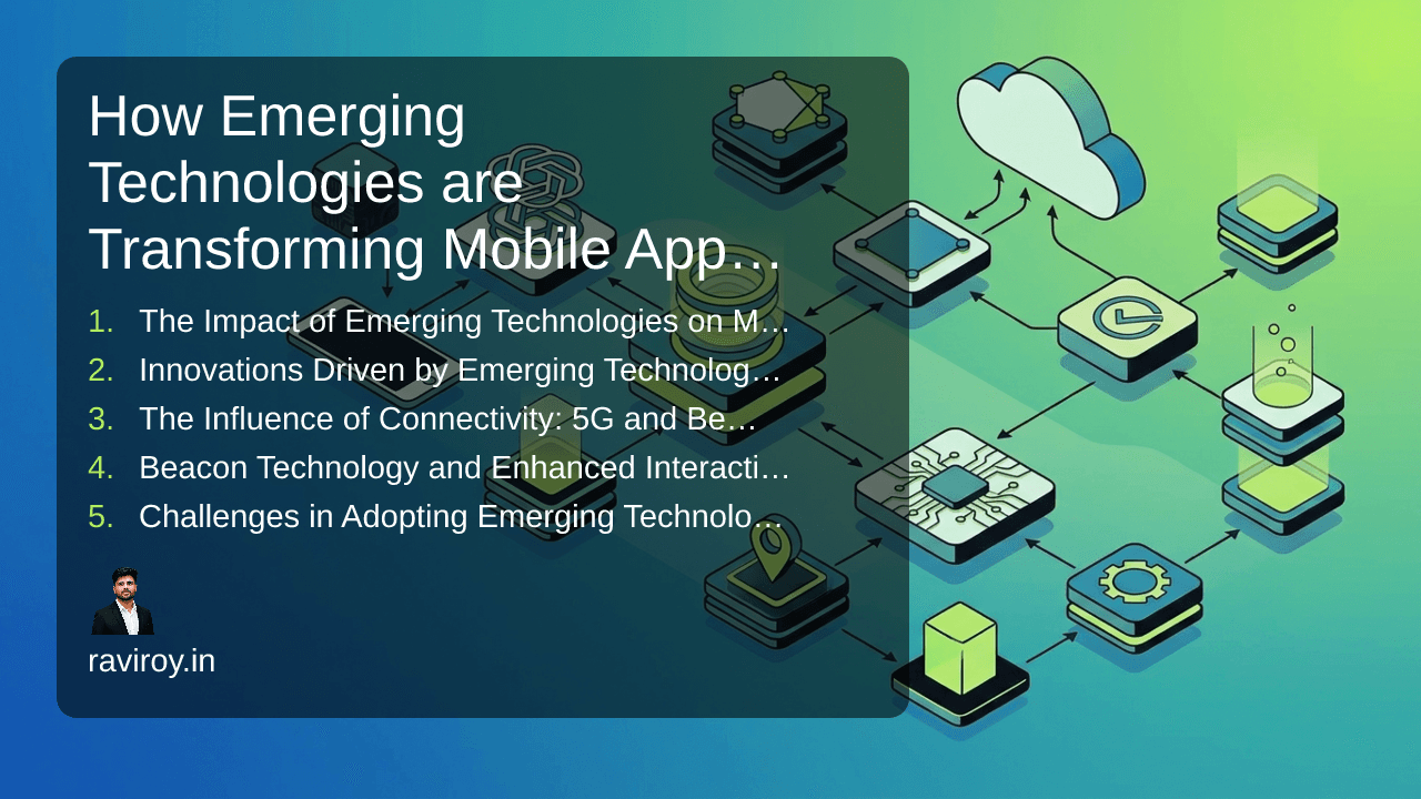 How Emerging Technologies are Transforming Mobile App Development Today