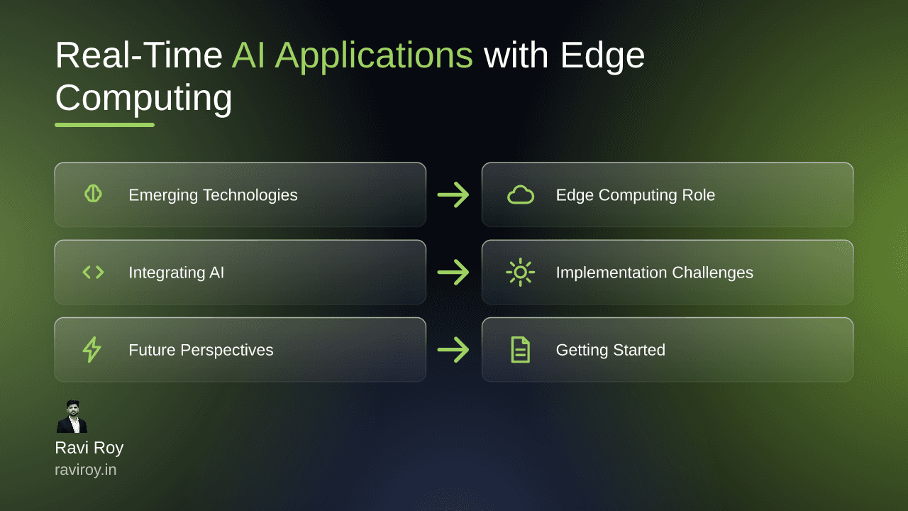 Exploring Emerging Technologies: Real-Time AI Applications with Edge Computing