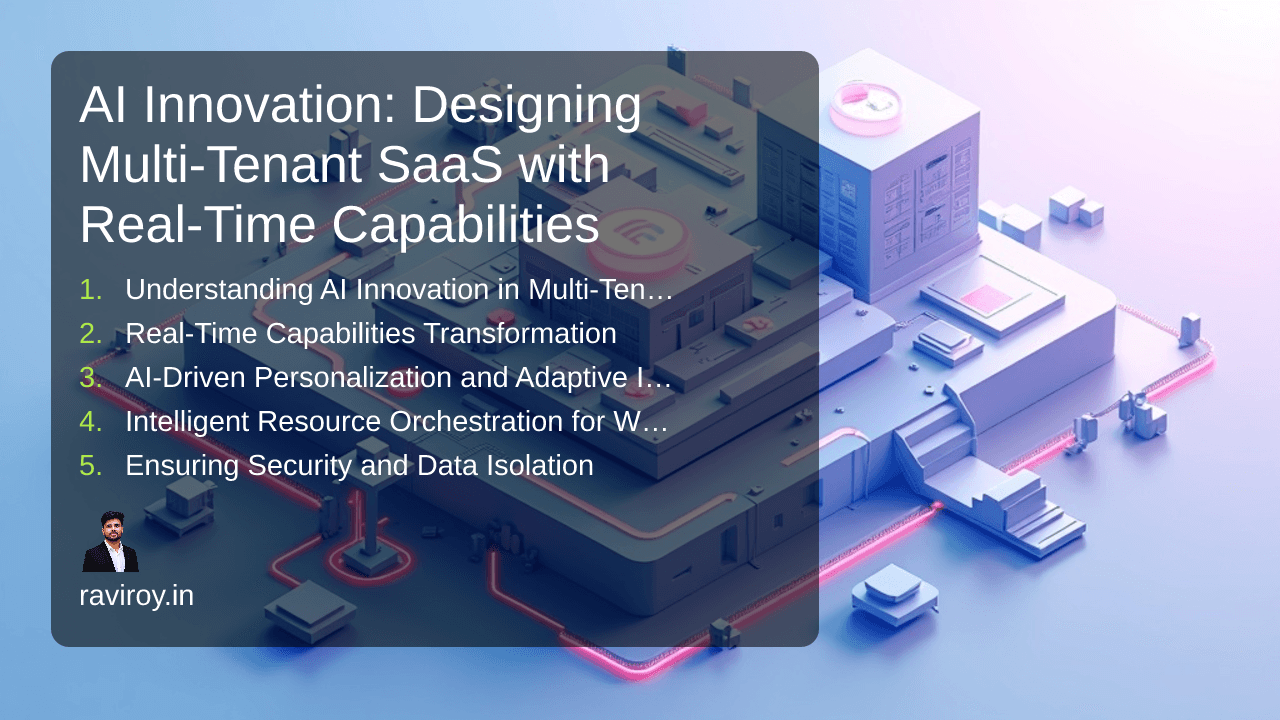 AI Innovation: Designing Multi-Tenant SaaS with Real-Time Capabilities