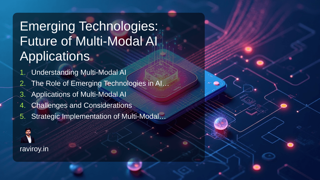 Emerging Technologies: Future of Multi-Modal AI Applications