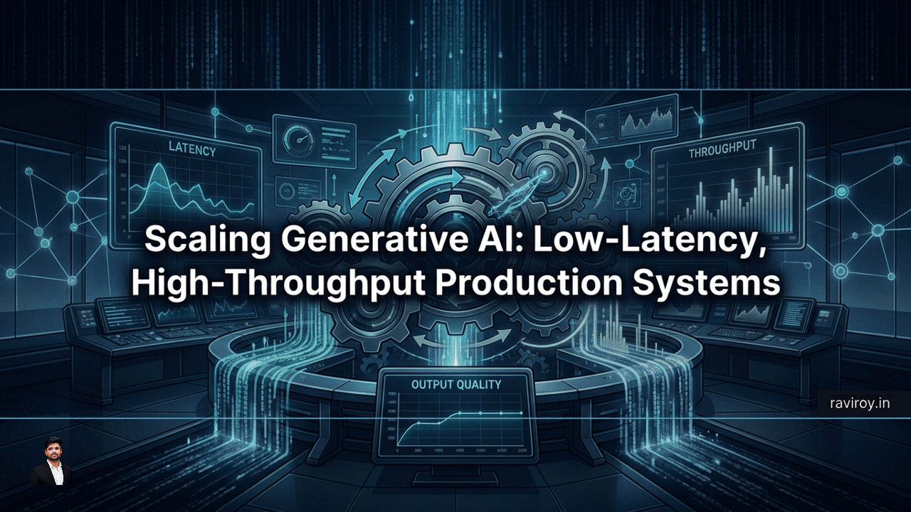 Scaling Generative AI: Low-Latency, High-Throughput Production Systems