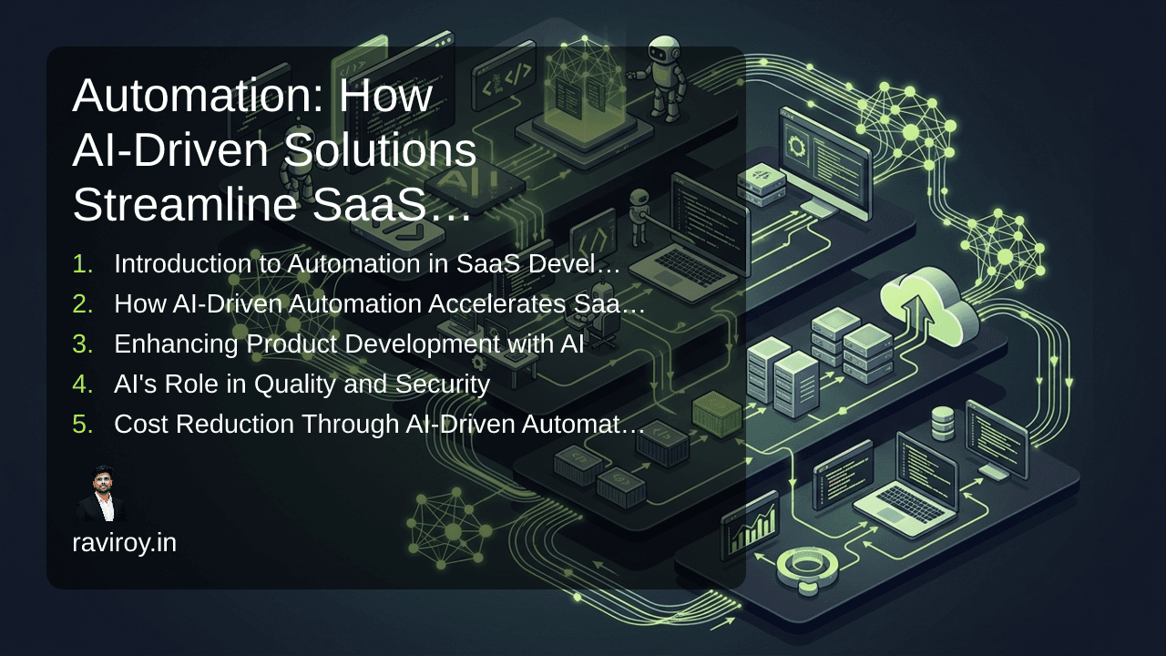 Automation: How AI-Driven Solutions Streamline SaaS Development