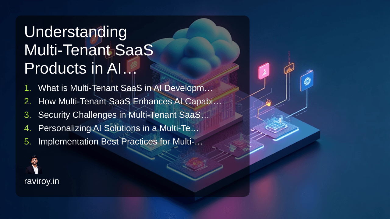 Understanding Multi-Tenant SaaS Products in AI Development