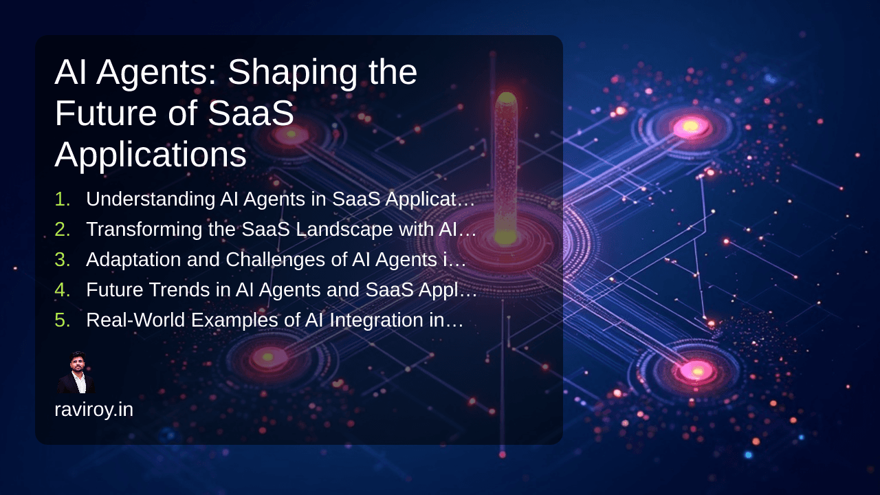 AI Agents: Shaping the Future of SaaS Applications